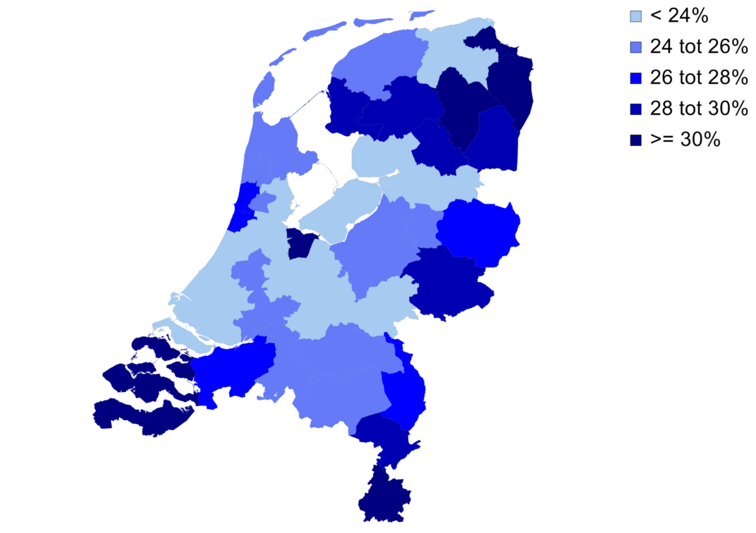 Afbeelding voor De zorgregio's